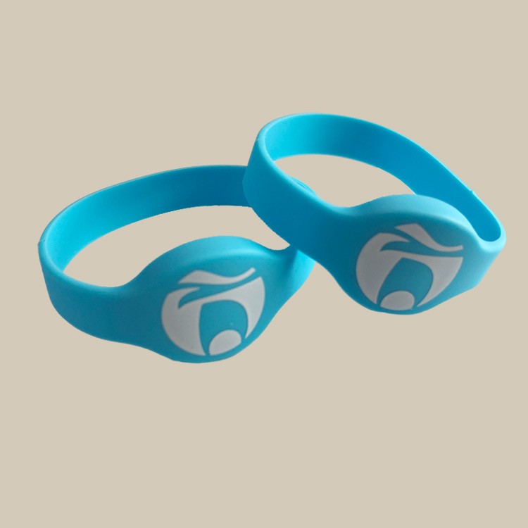 125Khz RFID Silicone wristband for Fitness Access control