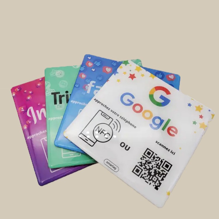 80*80MM NTAG215 Social Media NFC Cards