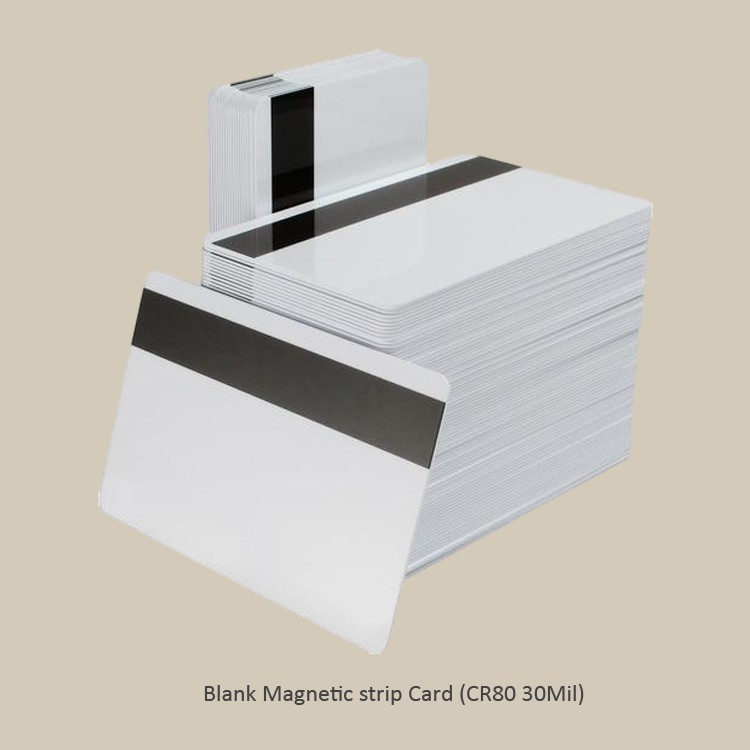 Blank PVC Magnetic Stripe Cards Printable Magnetic ID Cards Suppliers