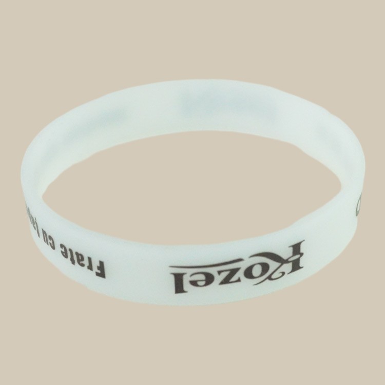 Custom Luminous Silicone Rubber Bracelet