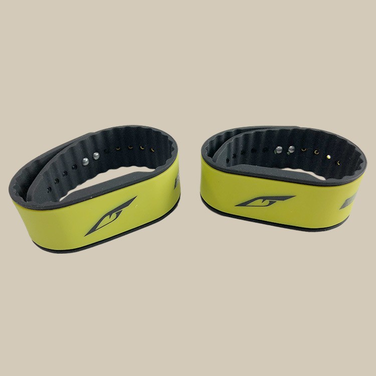 Dual color RFID Silicone Adjustable Bracelet