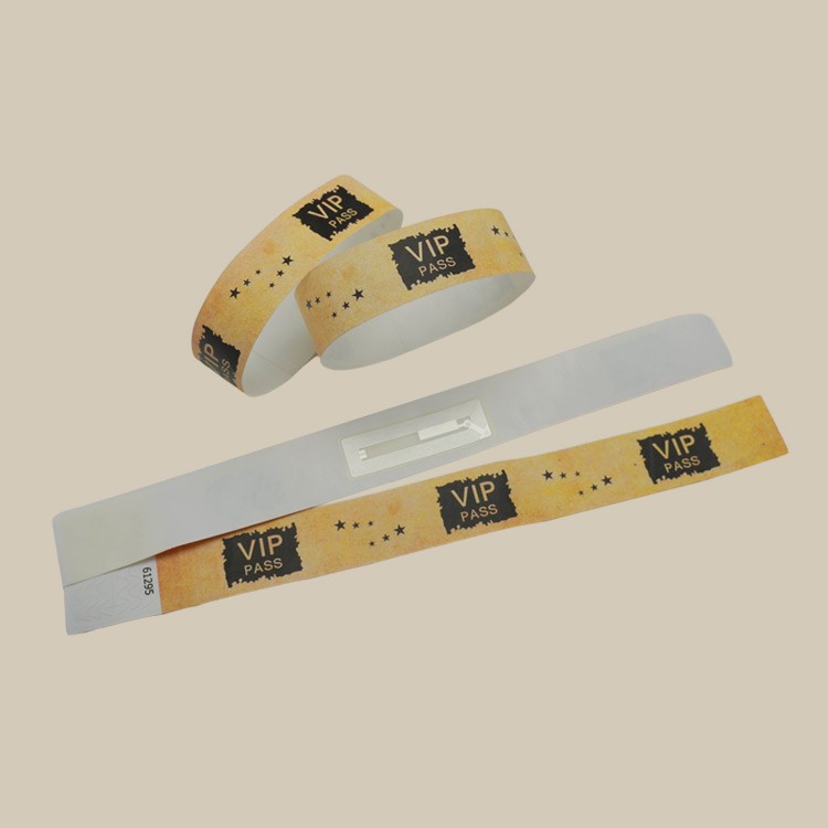 ISO14443A Classic 1K Disposable Tyvek Wristbands ,Tyvek RFID Wristband