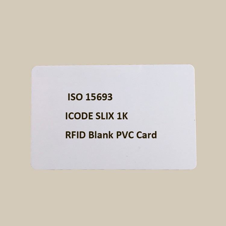 ISO15693 ICODE SLIX 1K  RFID Plain PVC Card