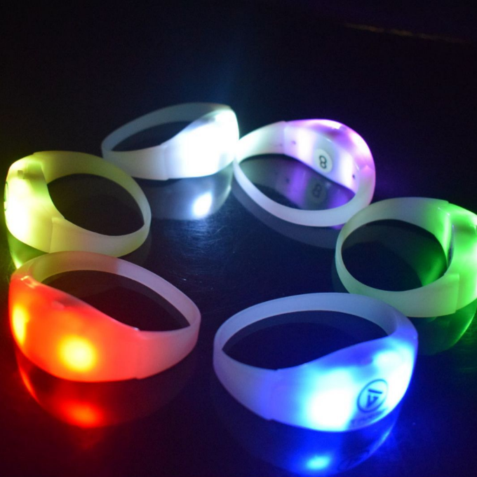 Led Bracelet Festival Wireless Distance Wristband Remote Control Flash Light