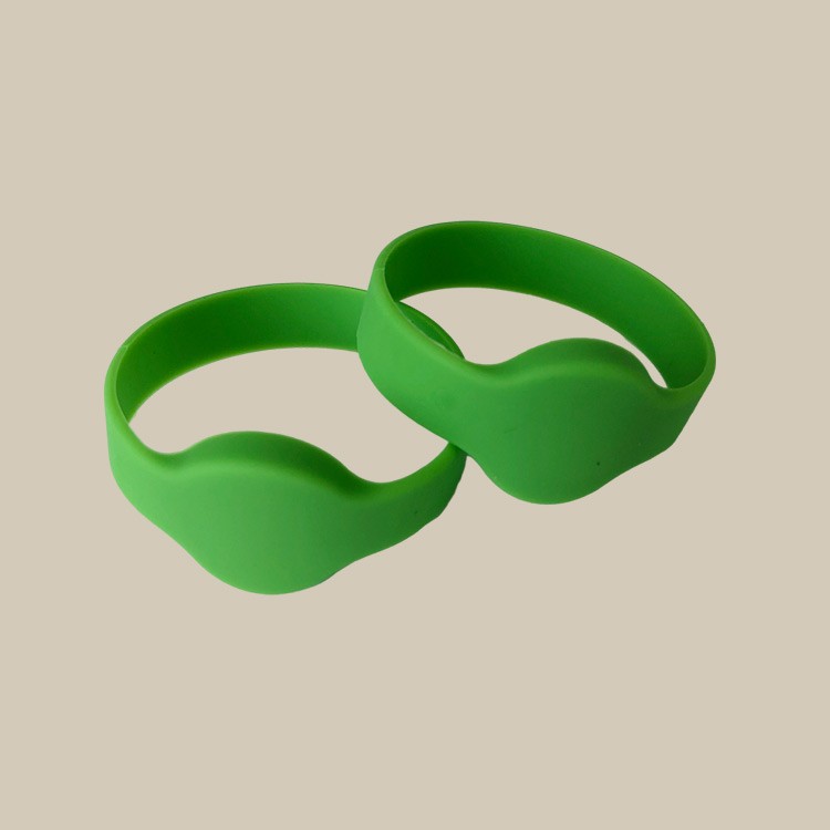 NTAG213 NFC Silicone Wristband For Waterpark