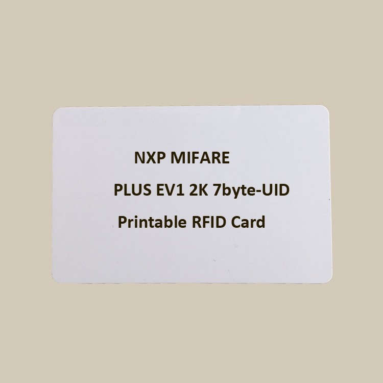 NXP MIFARE Plus EV1 2K Plain White Cards