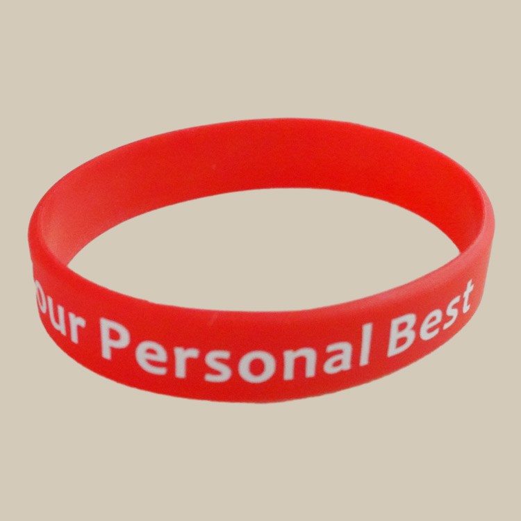 Plain Coloured Silicone Wristband For Event