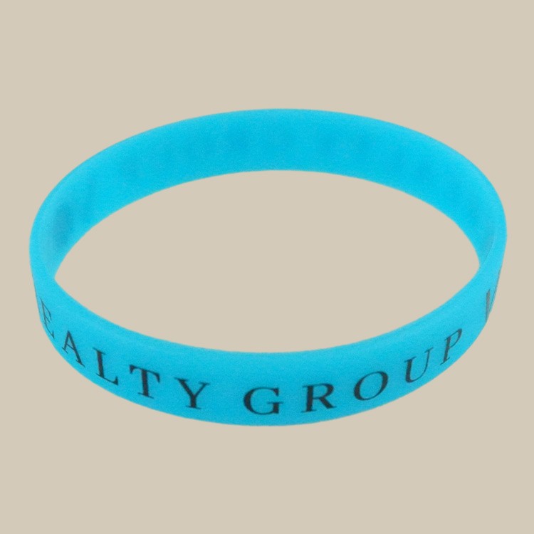 Silicone Rubber Bracelet Silicone Wristband Rrinting for Events